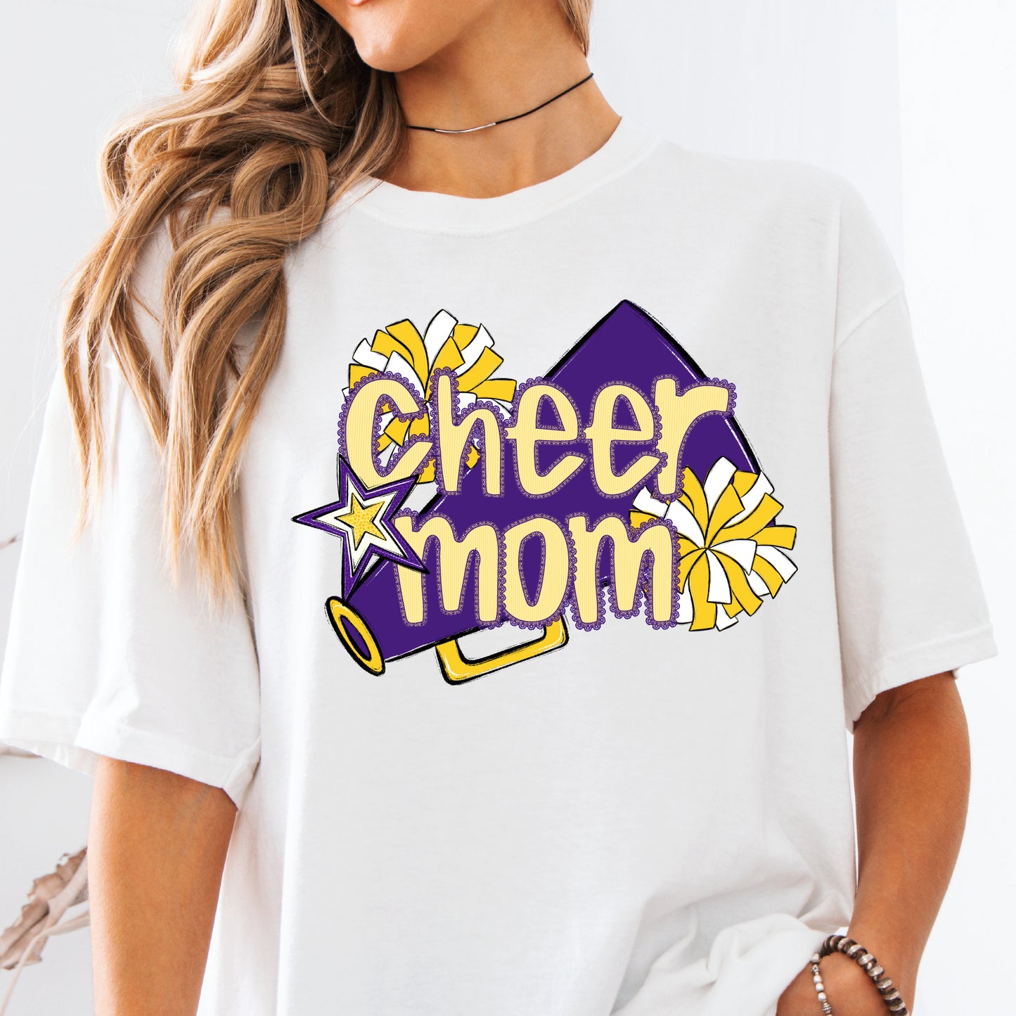 Cheer Mom Shirt | Preppy Cheer Mom Comfort Colors | Coquette Shirt | Cheer Mom Gift | School Spirit Shirt | Custom Cheer Shirt (Copy) (Copy) (Copy)