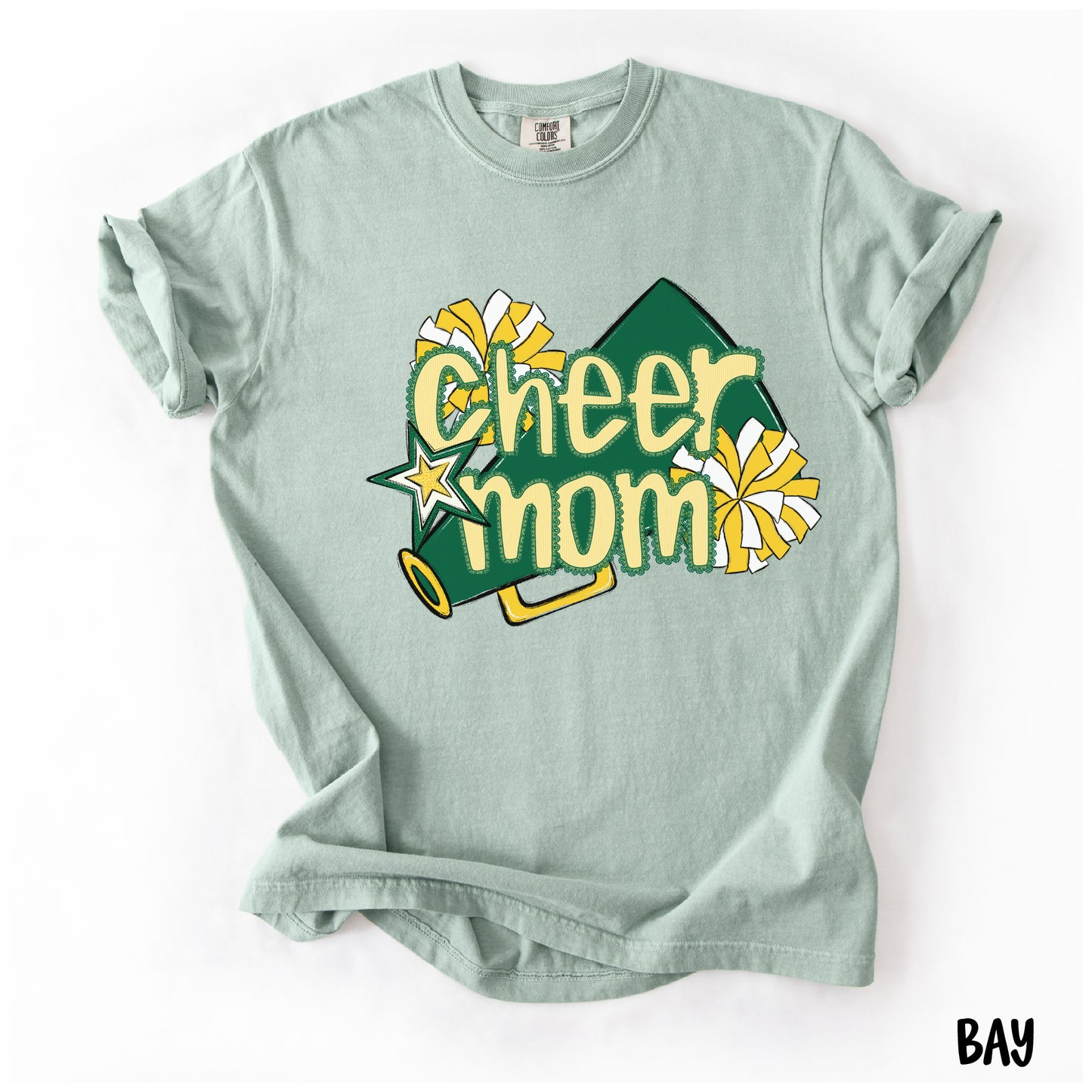 Cheer Mom Shirt | Preppy Cheer Mom Comfort Colors | Coquette Shirt | Cheer Mom Gift | School Spirit Shirt | Custom Cheer Shirt (Copy) (Copy) (Copy) (Copy)