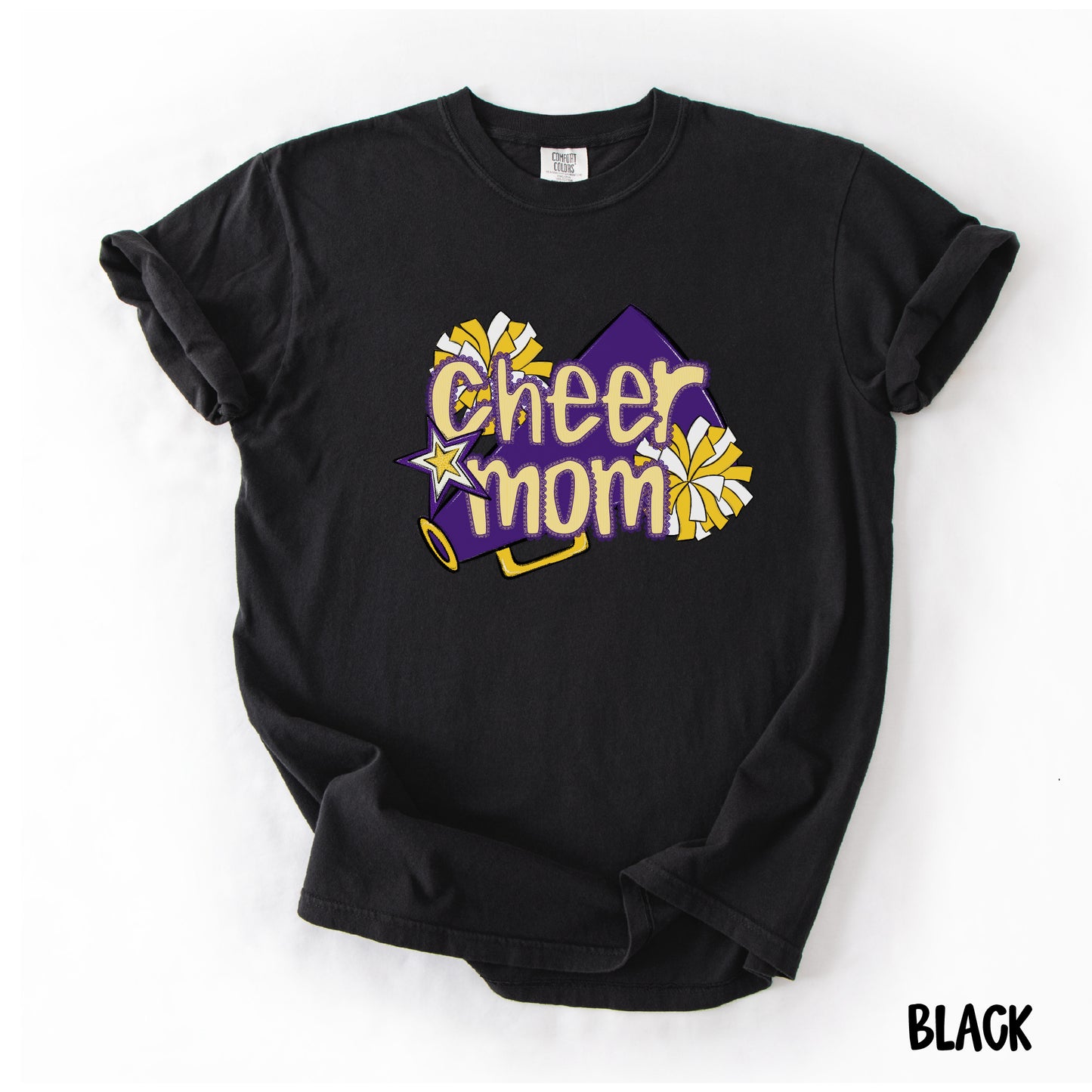 Cheer Mom Shirt | Preppy Cheer Mom Comfort Colors | Coquette Shirt | Cheer Mom Gift | School Spirit Shirt | Custom Cheer Shirt (Copy) (Copy) (Copy)