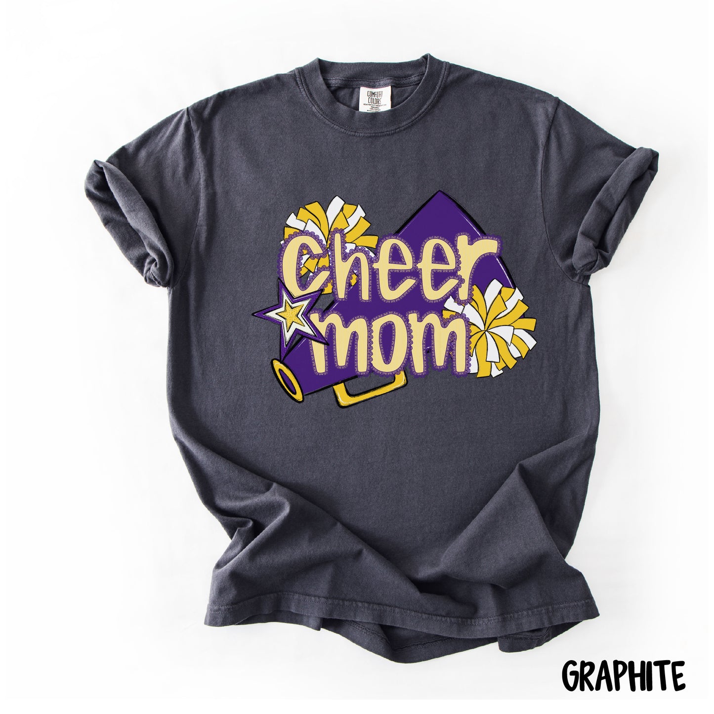 Cheer Mom Shirt | Preppy Cheer Mom Comfort Colors | Coquette Shirt | Cheer Mom Gift | School Spirit Shirt | Custom Cheer Shirt (Copy) (Copy) (Copy)