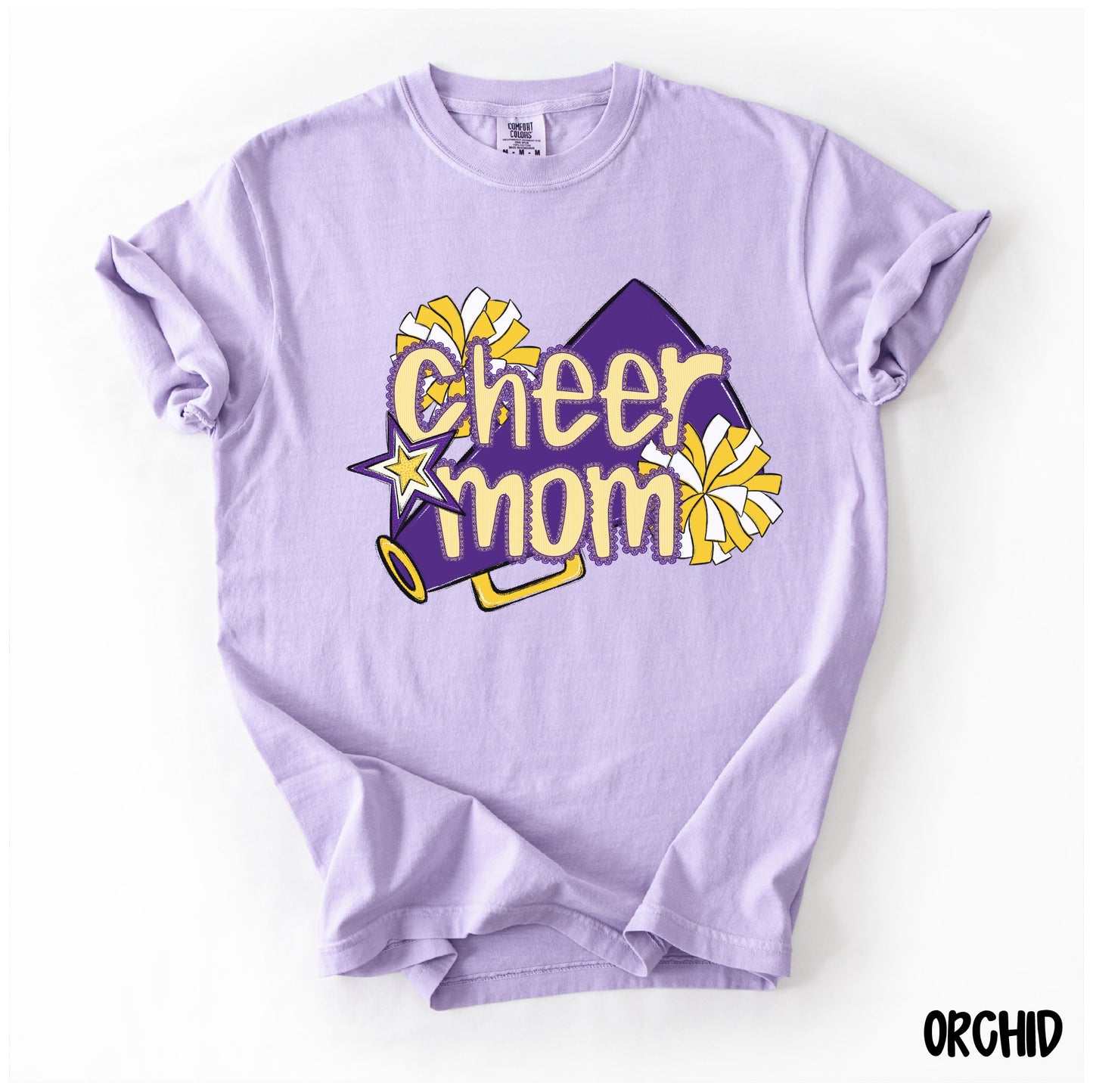 Cheer Mom Shirt | Preppy Cheer Mom Comfort Colors | Coquette Shirt | Cheer Mom Gift | School Spirit Shirt | Custom Cheer Shirt (Copy) (Copy) (Copy)