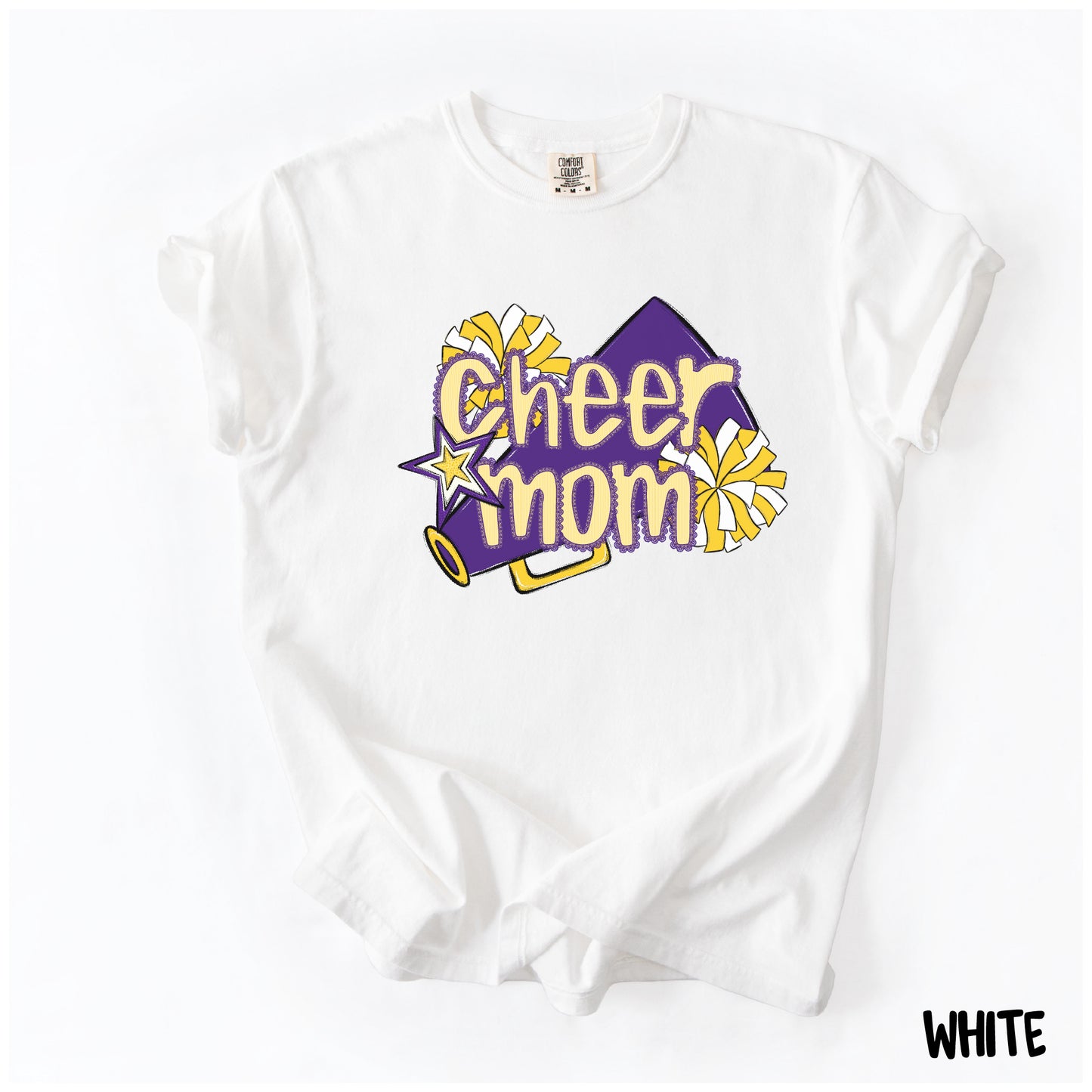 Cheer Mom Shirt | Preppy Cheer Mom Comfort Colors | Coquette Shirt | Cheer Mom Gift | School Spirit Shirt | Custom Cheer Shirt (Copy) (Copy) (Copy)
