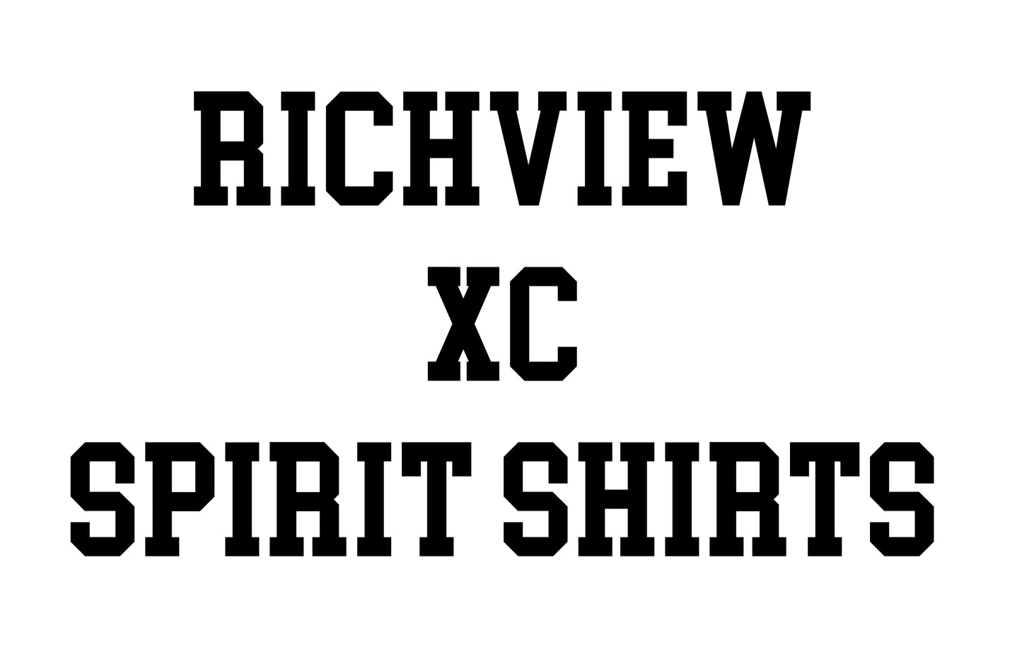 Richview Cross Country Spirit Shirts