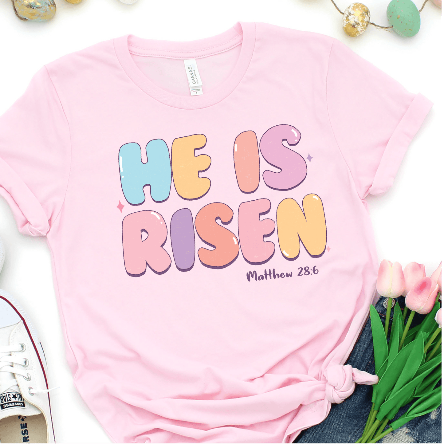He Is Risen - Easter DTF Transfer - Nashville Design House