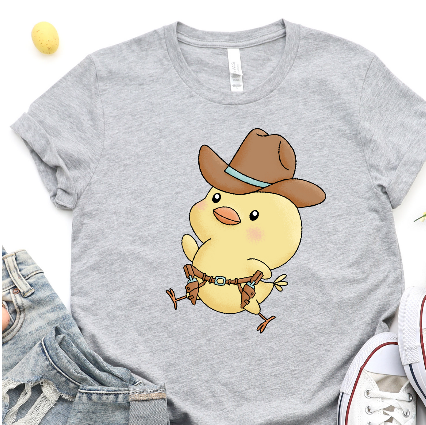 Cowboy Chick- Easter Graphic Tshirt