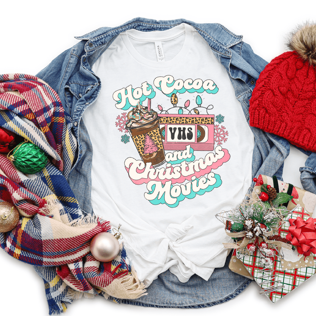 Hot Cocoa & Christmas Movies DTF Transfer - Nashville Design House