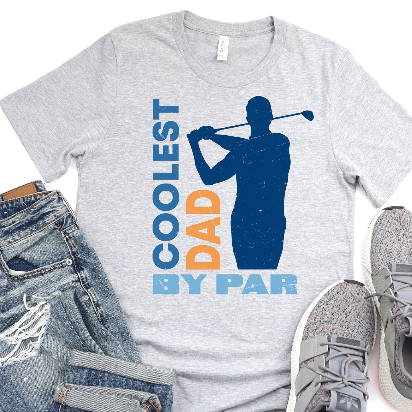 Coolest Dad By Par - Father's Day Graphic T-Shirt - T-shirt T-Shirt For Dad Nashville Design House
