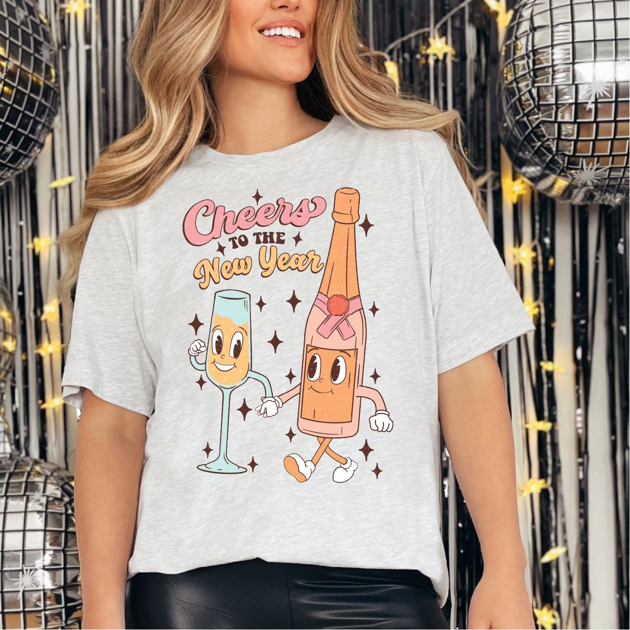 Cheers To The New Year DTF Transfer - Nashville Design House
