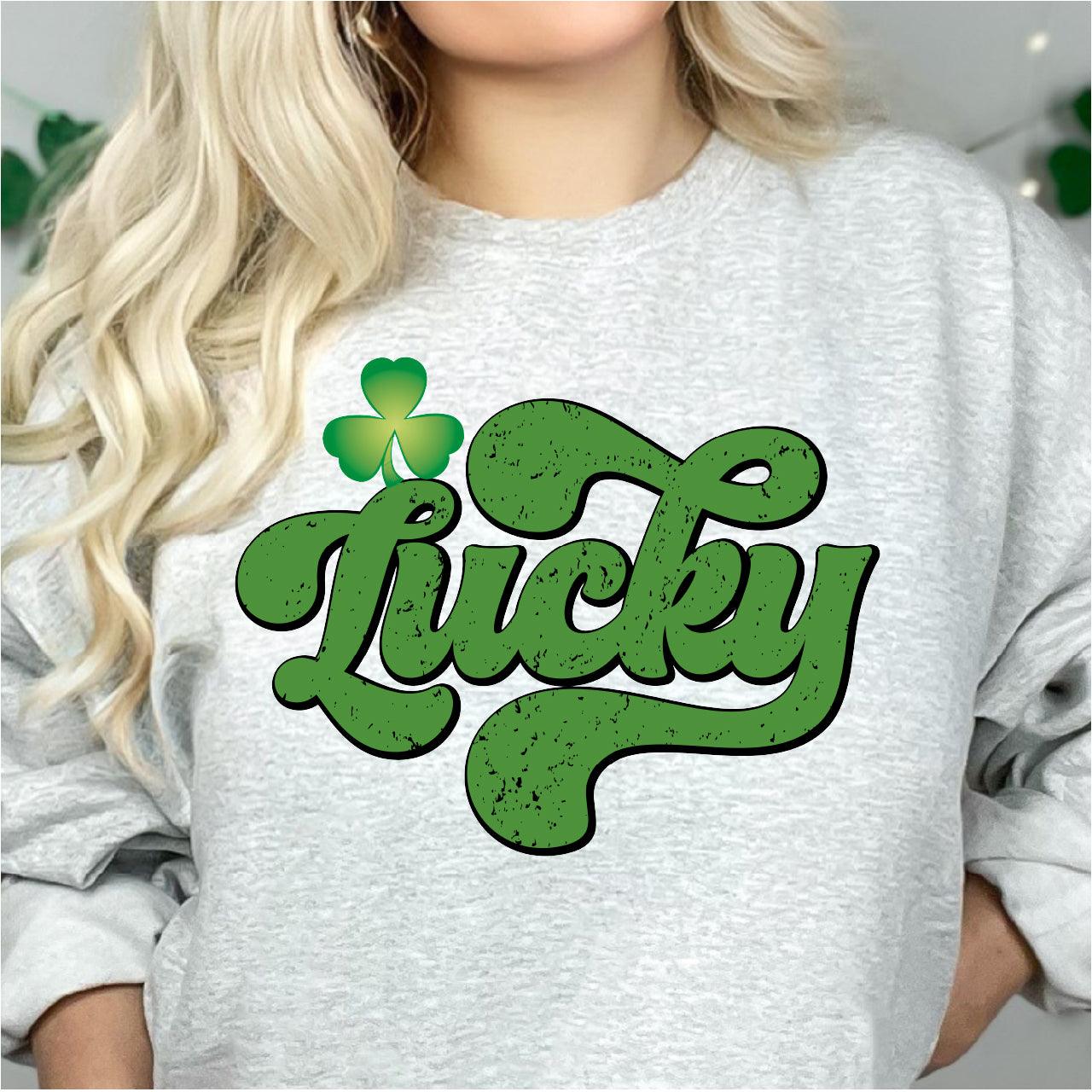 Retro Lucky DTF T-Shirt Transfer - Nashville Design House