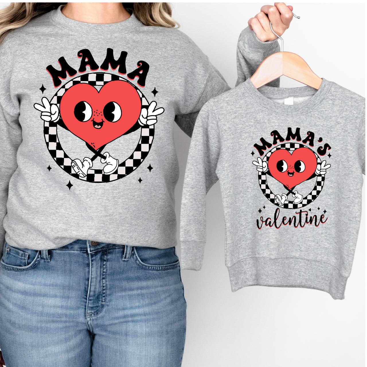 Mama's Valentine DTF Valentine Transfer for T-shirts - Nashville Design House