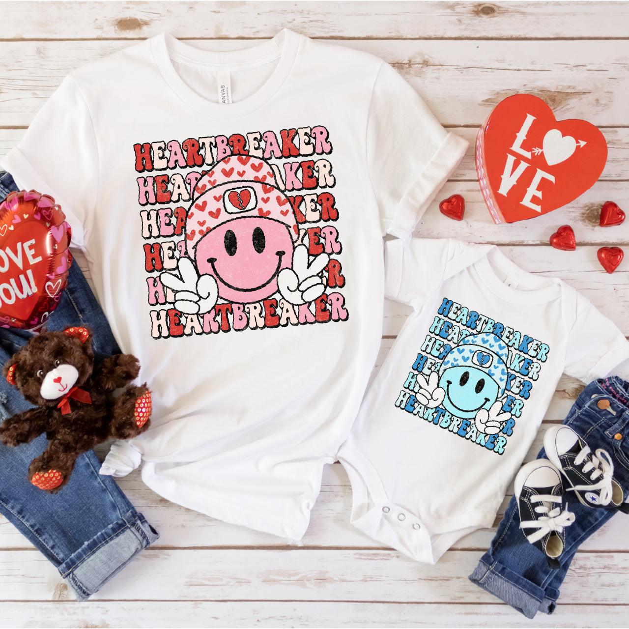 Heartbreaker Mama + Son DTF Valentine Transfer for T-shirts - Nashville Design House
