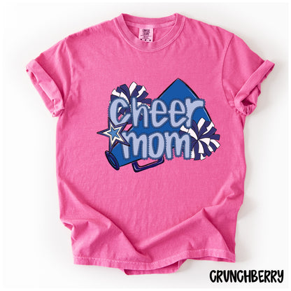 Cheer Mom Shirt | Preppy Cheer Mom Comfort Colors | Coquette Shirt | Cheer Mom Gift | School Spirit Shirt | Custom Cheer Shirt (Copy)