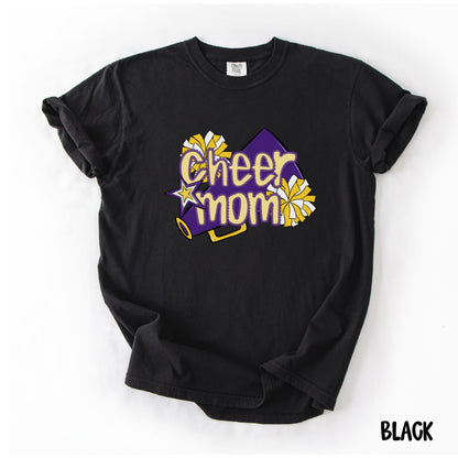Cheer Mom Shirt | Preppy Cheer Mom Comfort Colors | Coquette Shirt | Cheer Mom Gift | School Spirit Shirt | Custom Cheer Shirt (Copy) (Copy) (Copy)
