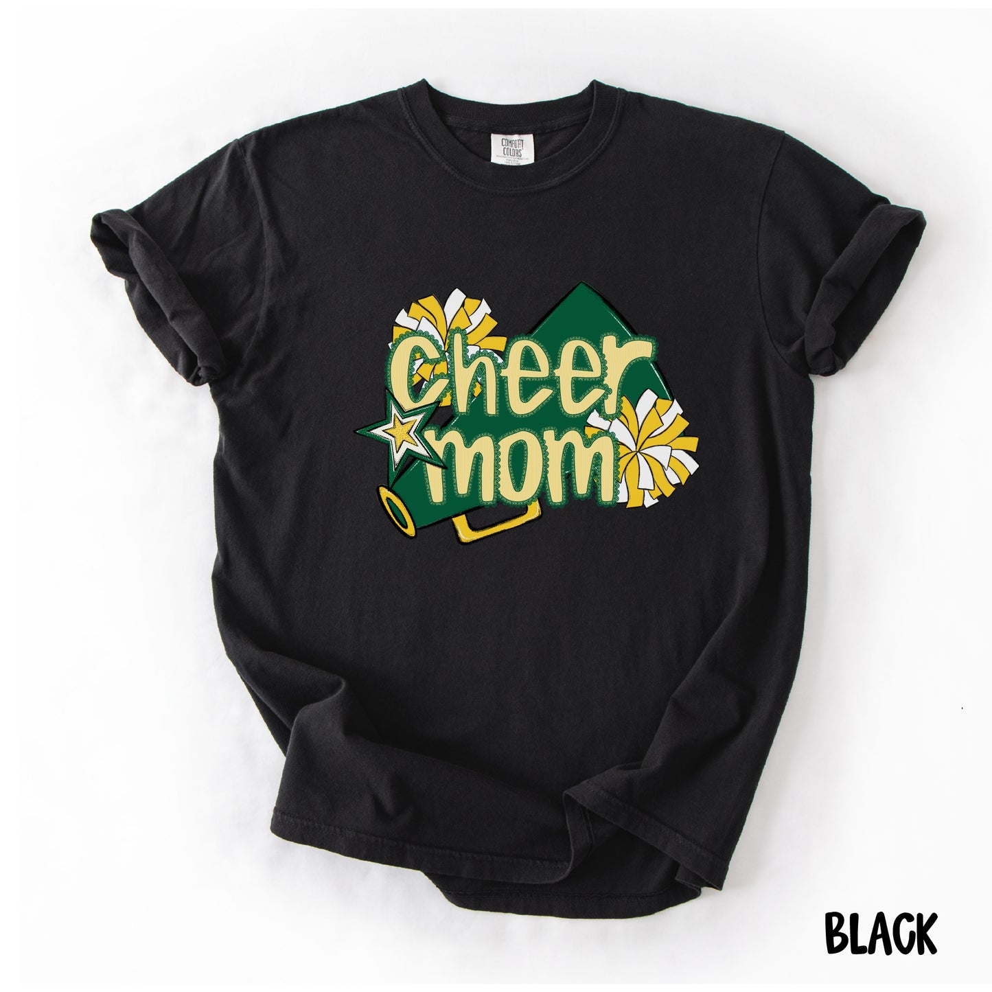Cheer Mom Shirt | Preppy Cheer Mom Comfort Colors | Coquette Shirt | Cheer Mom Gift | School Spirit Shirt | Custom Cheer Shirt (Copy) (Copy) (Copy) (Copy)