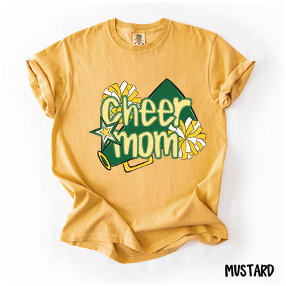 Cheer Mom Shirt | Preppy Cheer Mom Comfort Colors | Coquette Shirt | Cheer Mom Gift | School Spirit Shirt | Custom Cheer Shirt (Copy) (Copy) (Copy) (Copy)