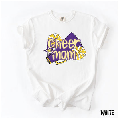 Cheer Mom Shirt | Preppy Cheer Mom Comfort Colors | Coquette Shirt | Cheer Mom Gift | School Spirit Shirt | Custom Cheer Shirt (Copy) (Copy) (Copy)