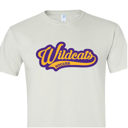 Wildcats Soccer (Gold on Purple)