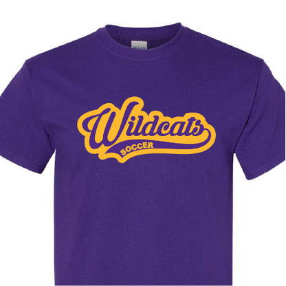 Wildcats Soccer (Purple on Gold)