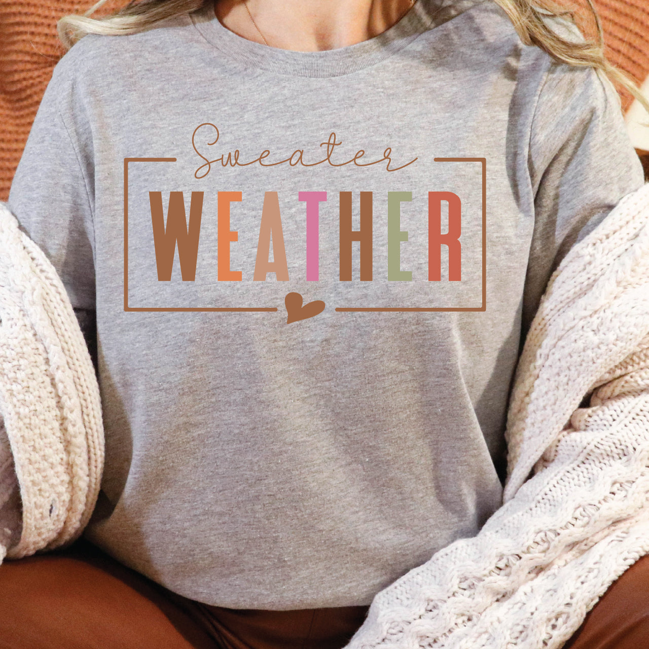 Sweater Weather Fall Graphic T-shirt