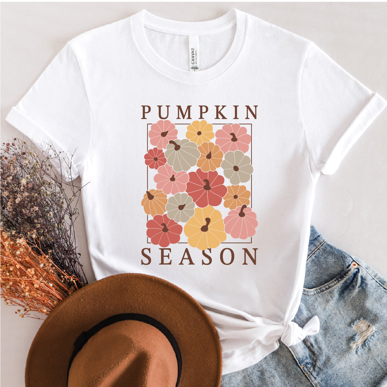 Fall Pumpkin Season Graphic T-shirt