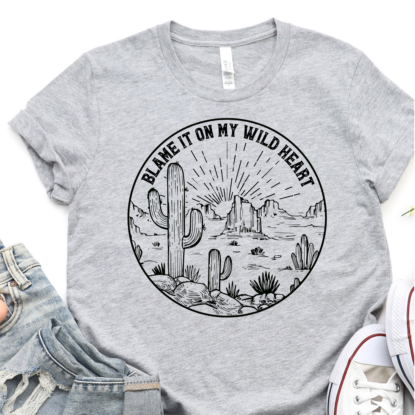 Blame It On My Wild Heart - Nashville T-Shirt