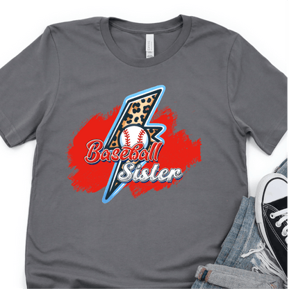 Baseball Sister - Baseball DTF Transfer - Nashville Design House