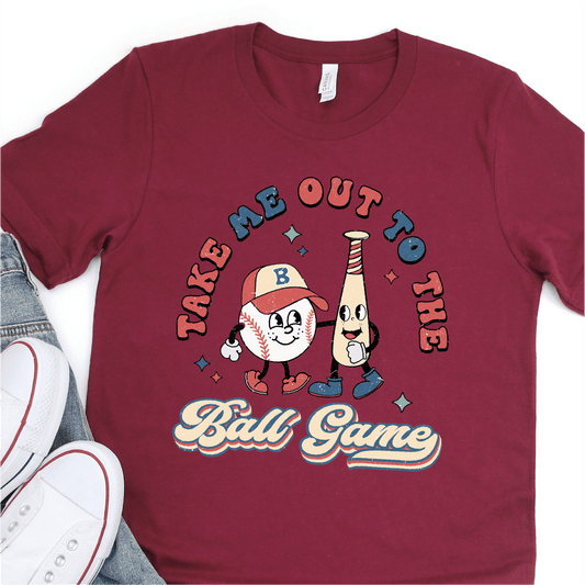 Take Me Out To The Ballgame - Baseball DTF Transfer - Nashville Design House