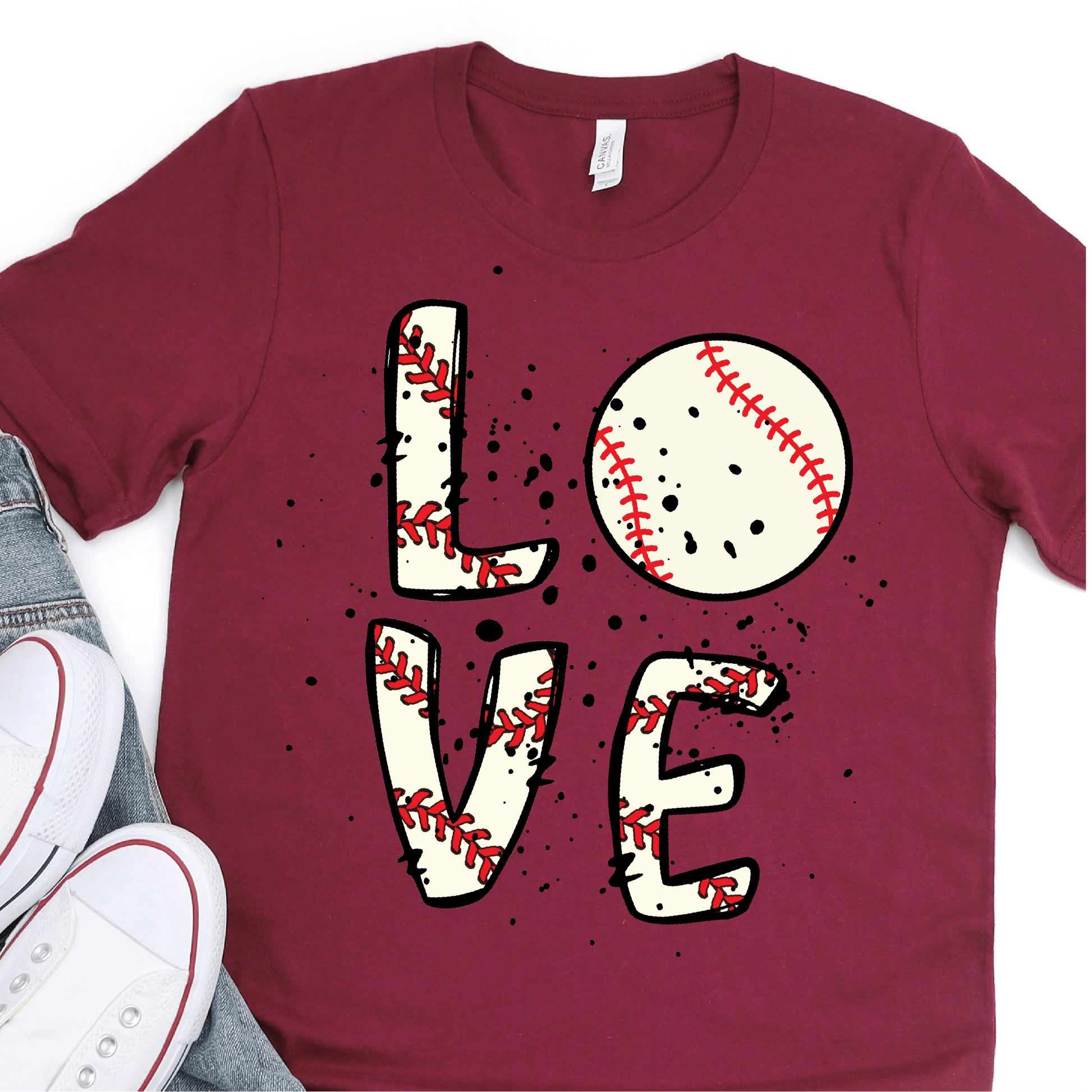 Baseball Love - Baseball DTF Transfer - Nashville Design House