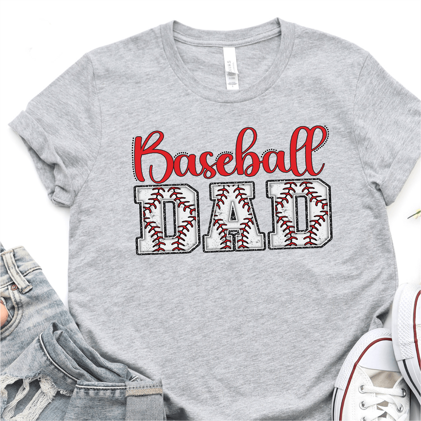 Baseball Dad - Baseball DTF Transfer - Nashville Design House