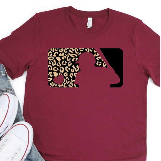 Leopard Major Baseball - Baseball Graphic Tshirt