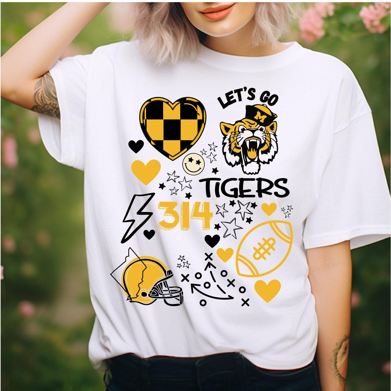 Go Tigers DTF Transfer - Nashville Design House