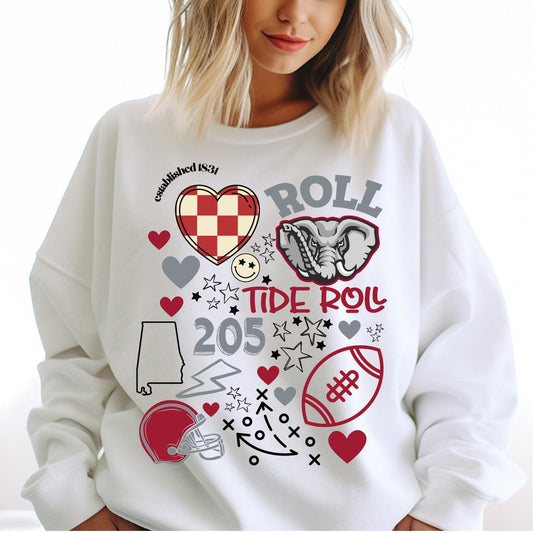 Roll Tide Roll DTF Transfer - Nashville Design House