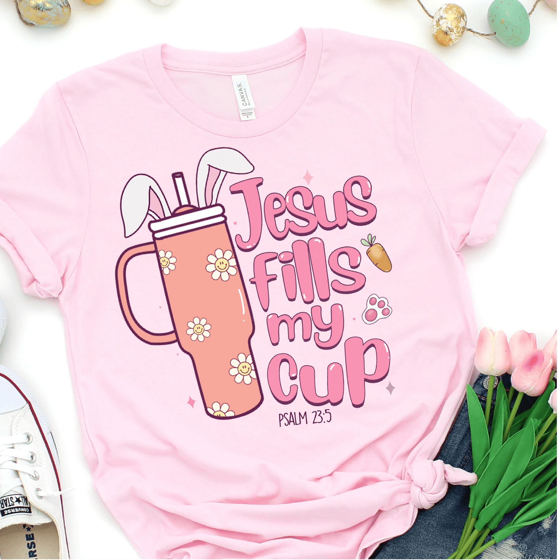 Jesus Fills My Cup - Easter DTF Transfer - Nashville Design House