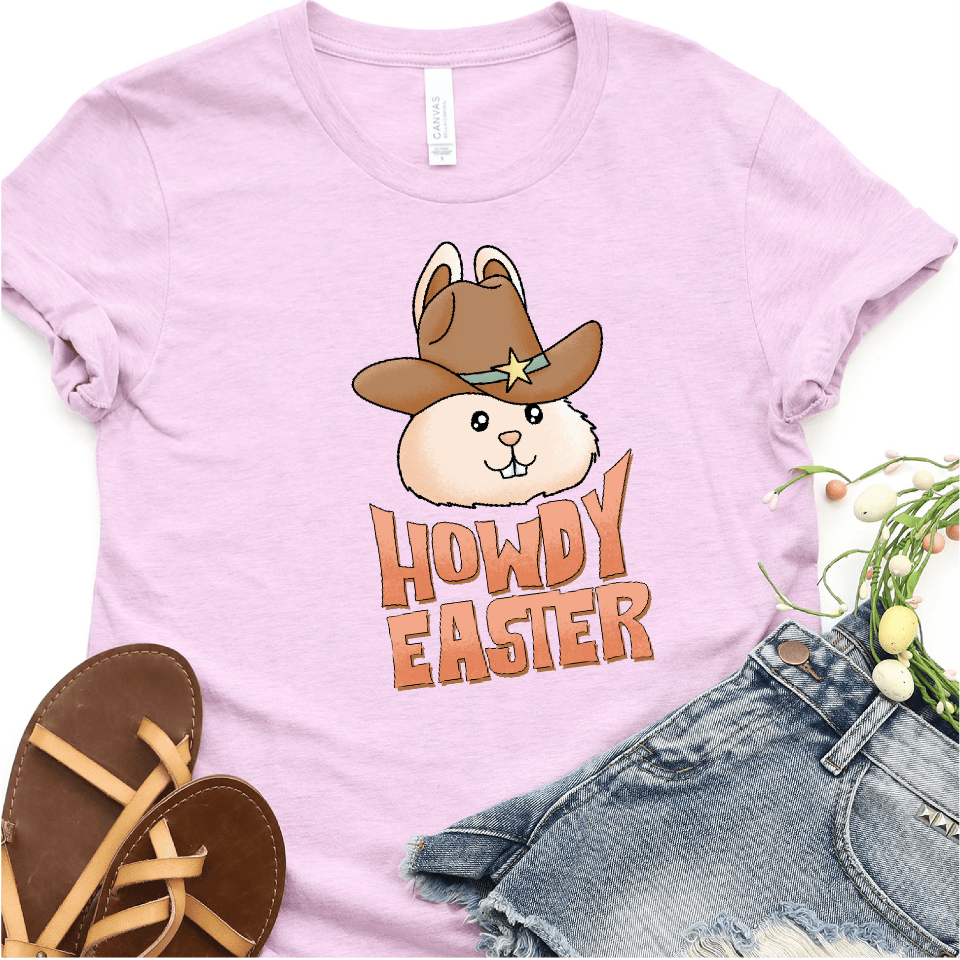 Howdy Easter - Easter DTF Transfer - Nashville Design House