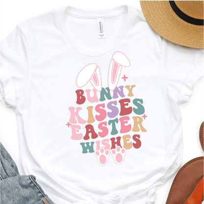 Bunny Kisses Easter Wishes- Easter DTF Transfer - Nashville Design House