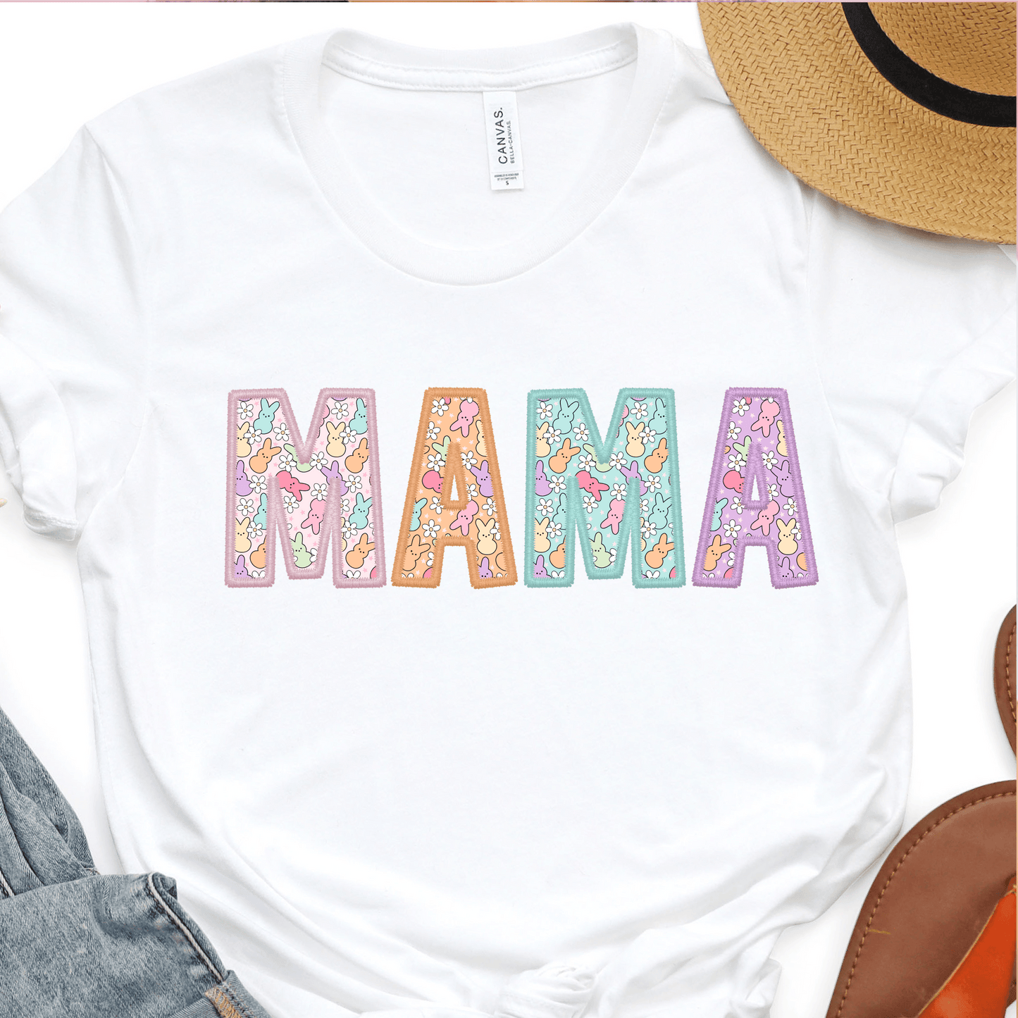 Easter Mama + Mini DTF Transfer for T-shirts - Nashville Design House