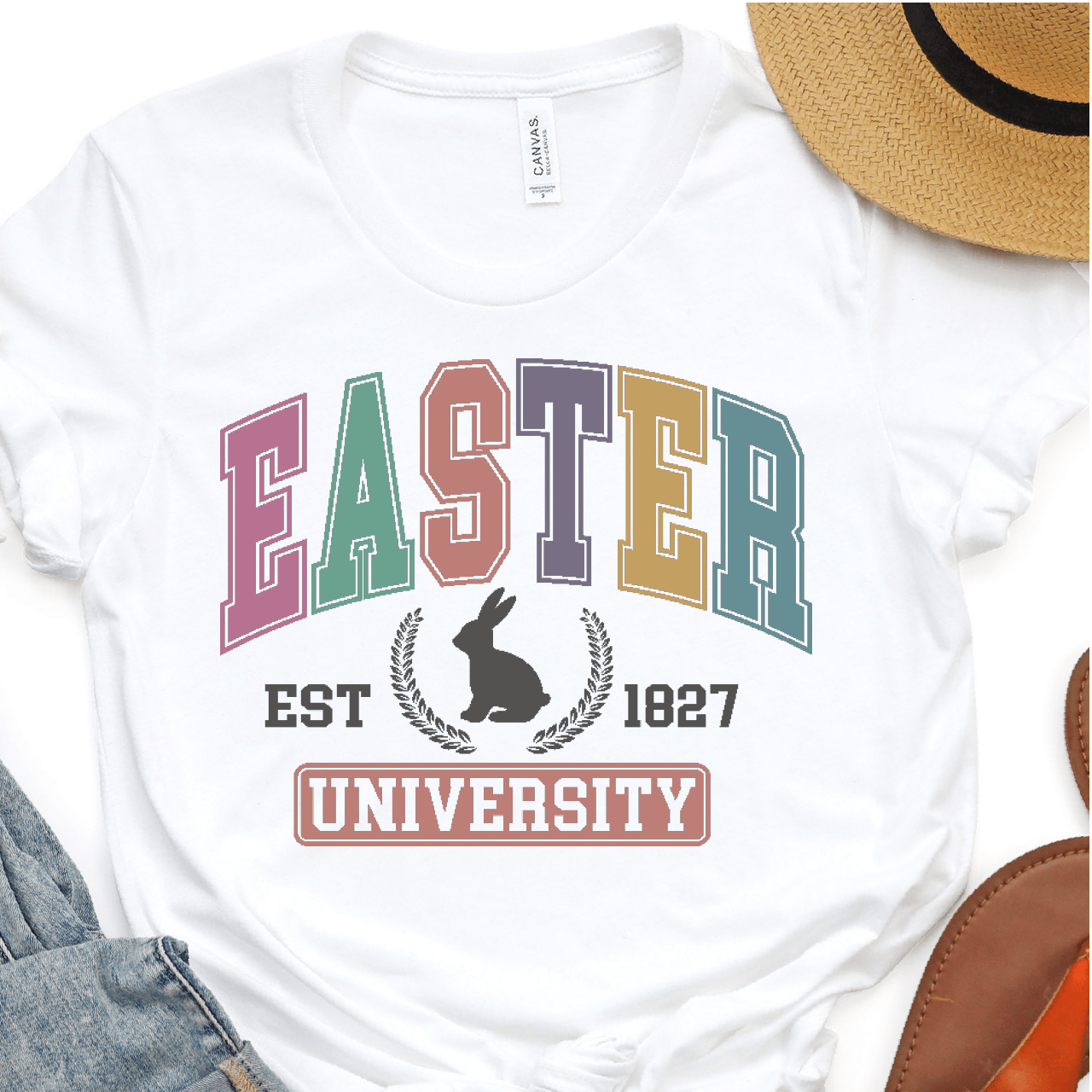 Earth Tones - Easter University - Easter DTF Transfer - Nashville Design House