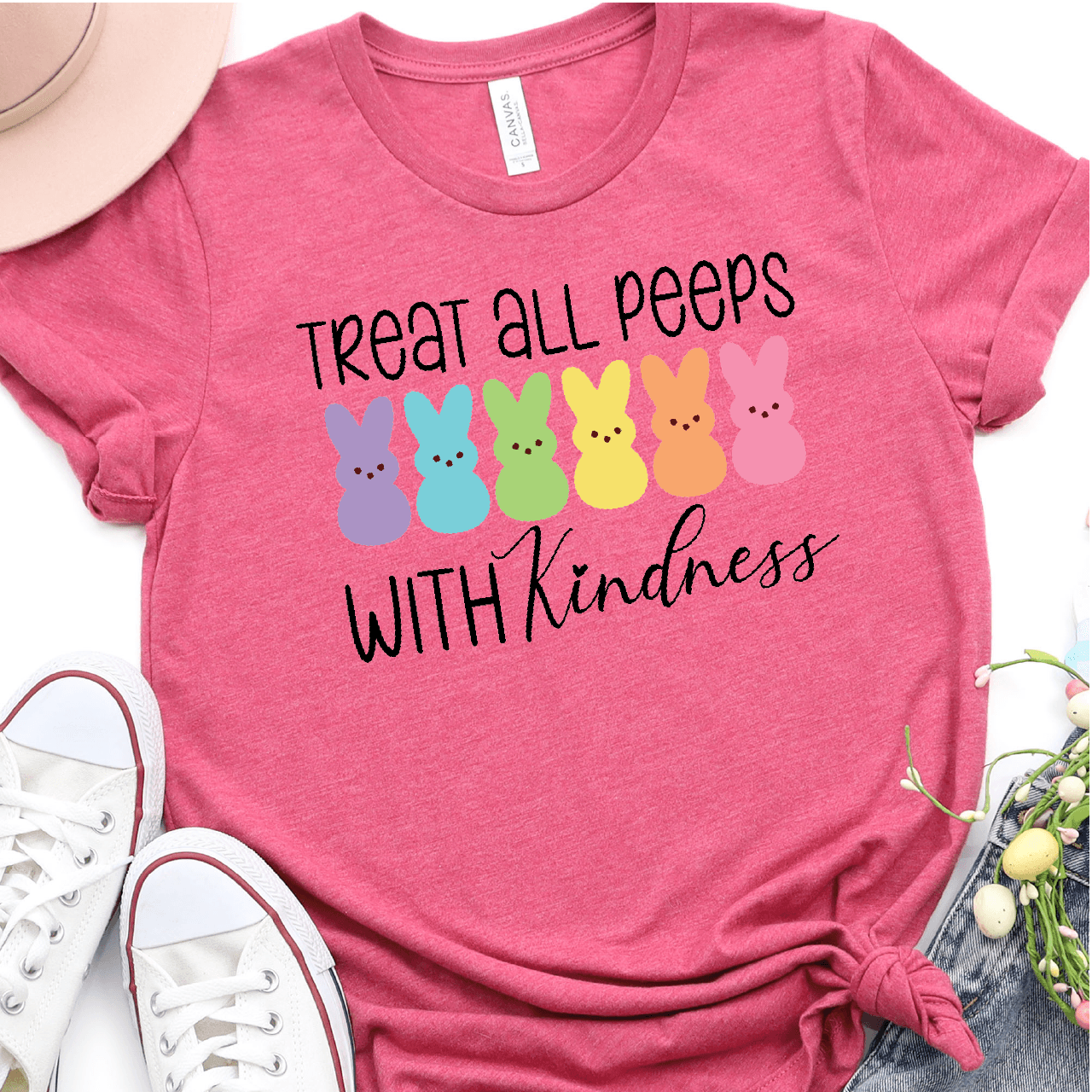 Treat All Peeps With Kindness Easter- DTF Transfer - Nashville Design House