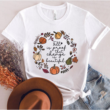 Fall Is Proof That Change Is Beautiful DTF Transfer - Nashville Design House