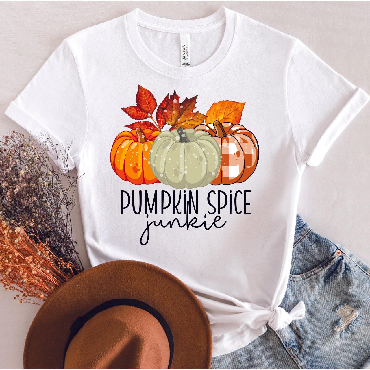 Pumpkin Spice Junkie DTF Transfer - Nashville Design House