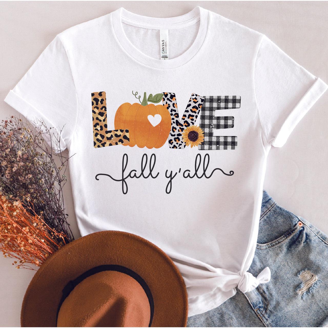 Love Fall Y'all DTF Transfer - Nashville Design House