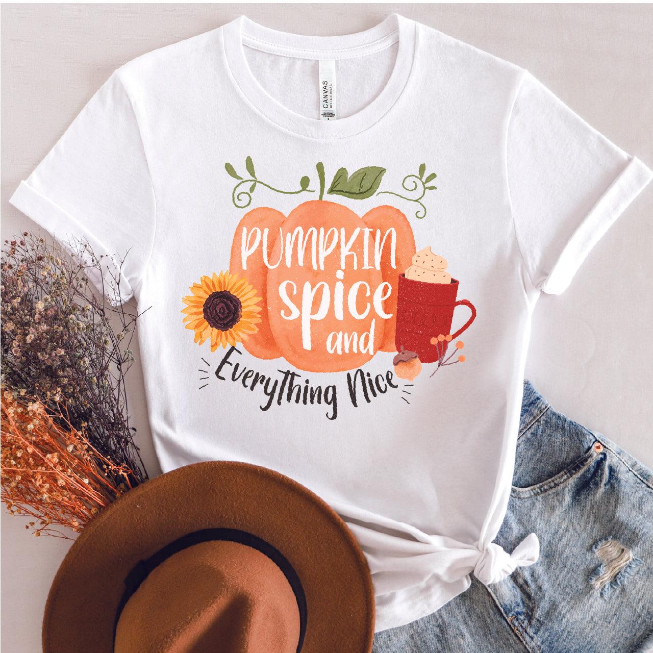 Pumpkin Spice & Everything Nice DTF Transfer - Nashville Design House