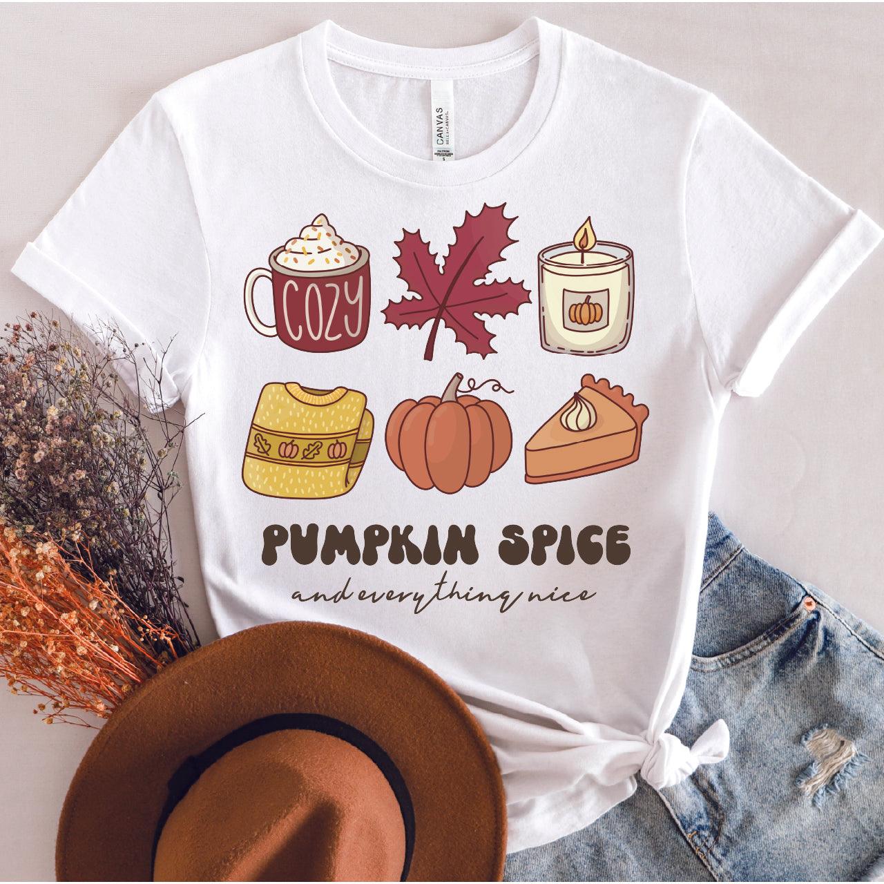 Pumpkin Spice And Everything Nice DTF Transfer - Nashville Design House