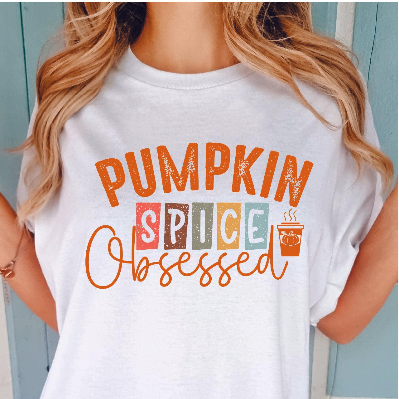 Pumpkin Spice Obsessed DTF Transfer - Nashville Design House