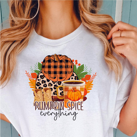 Pumpkin Spice Everything DTF Transfer - Nashville Design House