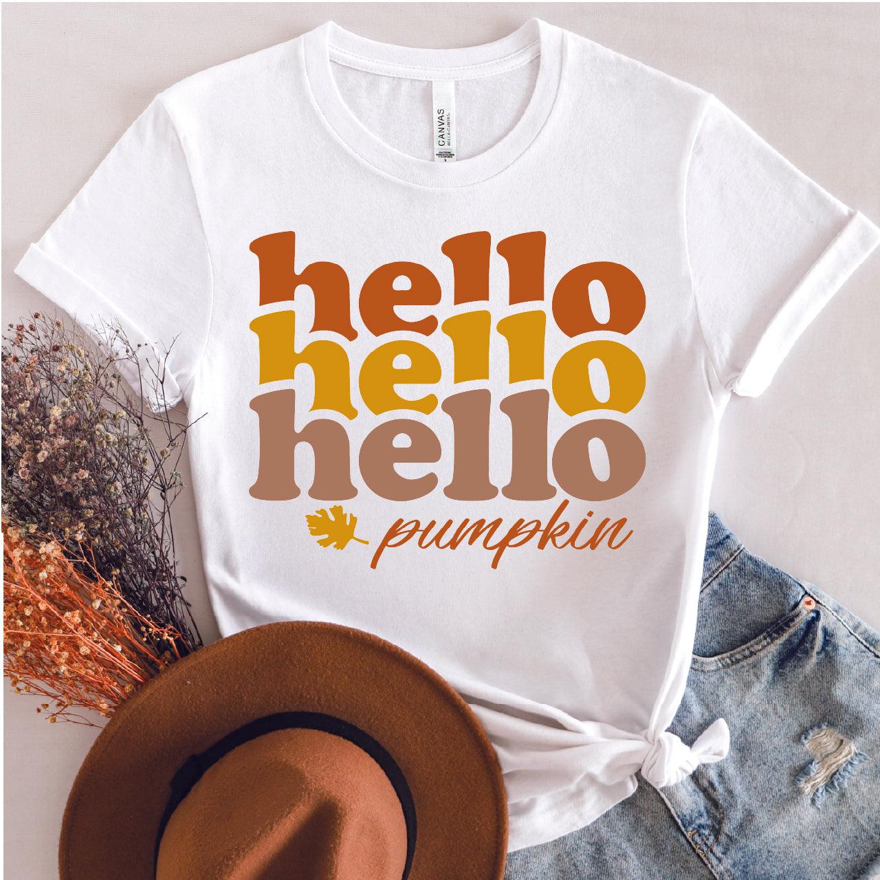 Hello Pumpkin DTF Transfer - Nashville Design House