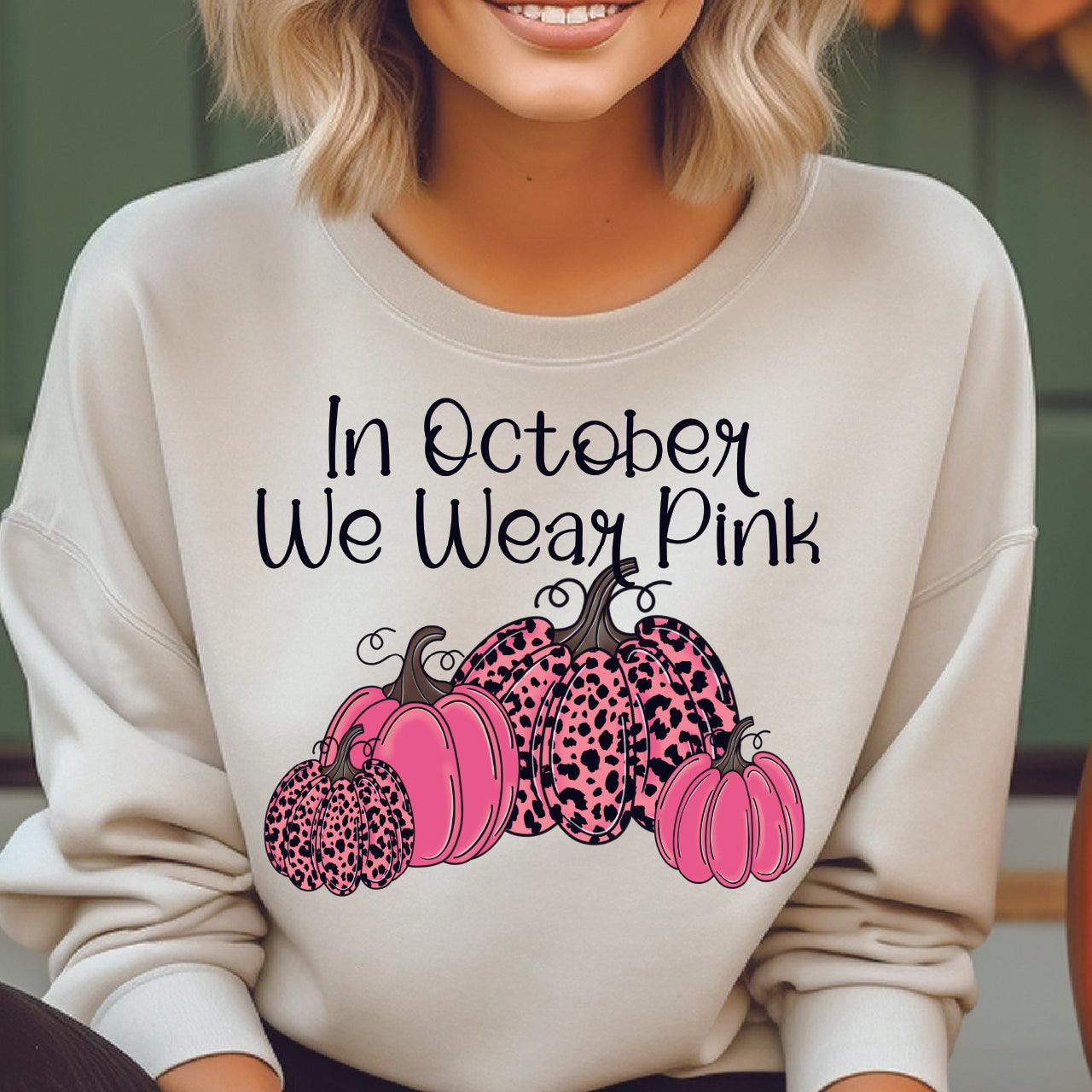 In October We Wear Pink DTF Transfer - Nashville Design House