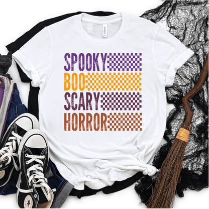 Spooky Boo Scary Horror DTF Transfer - Nashville Design House