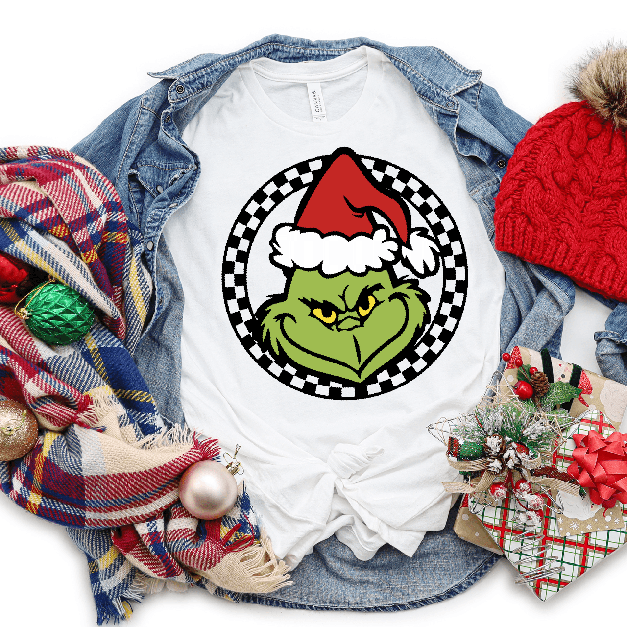 Grinch Face DTF Transfer - Nashville Design House