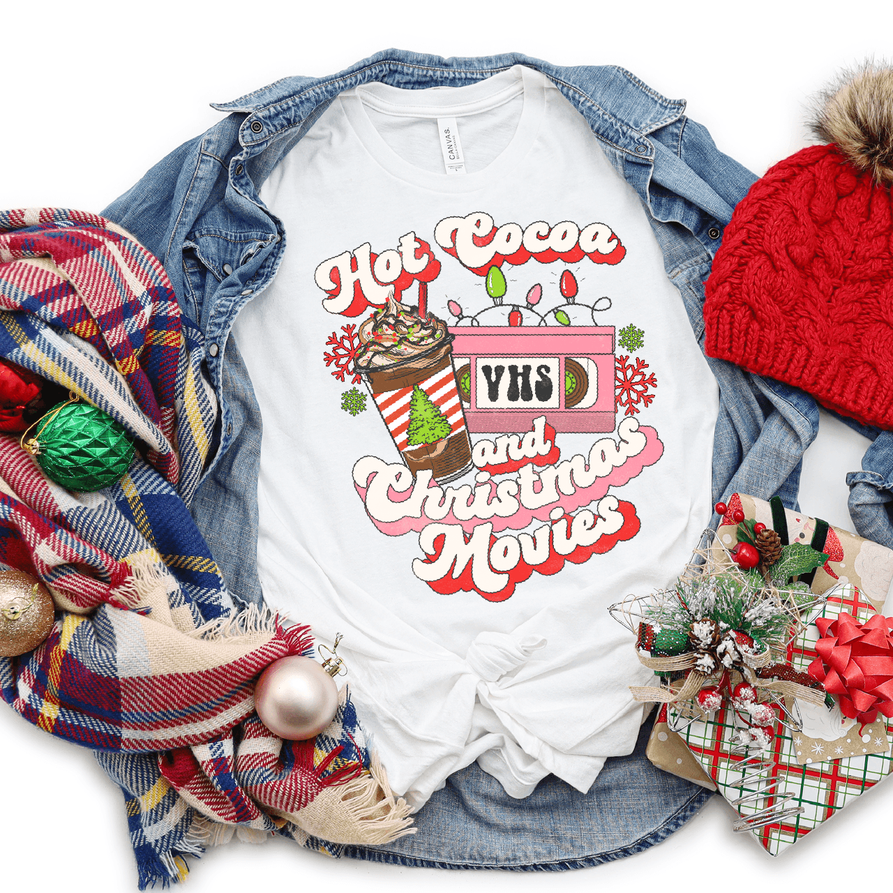 Hot Cocoa & Christmas Movies DTF Transfer - Nashville Design House